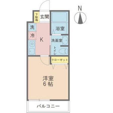 北巽駅 徒歩2分 3階の物件間取画像